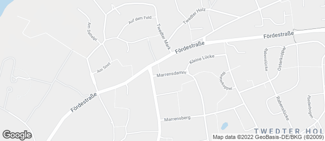 Karte mit Standort von Bäcker Meesenburg GmbH Flensburg