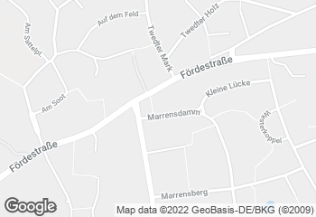 Karte mit Standort von Bäcker Meesenburg GmbH Flensburg