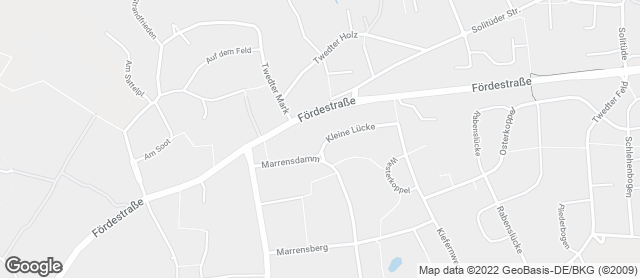 Karte mit Standort von Stadtbäckerei Glücksburg