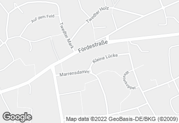 Karte mit Standort von Stadtbäckerei Glücksburg