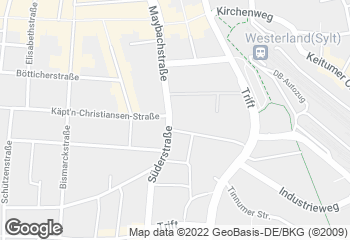 Karte mit Standort von Bäckerei Abeling