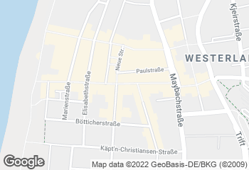 Karte mit Standort von Friedrichstr.