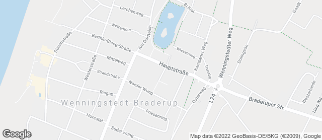 Karte mit Standort von Bäckerei Abeling